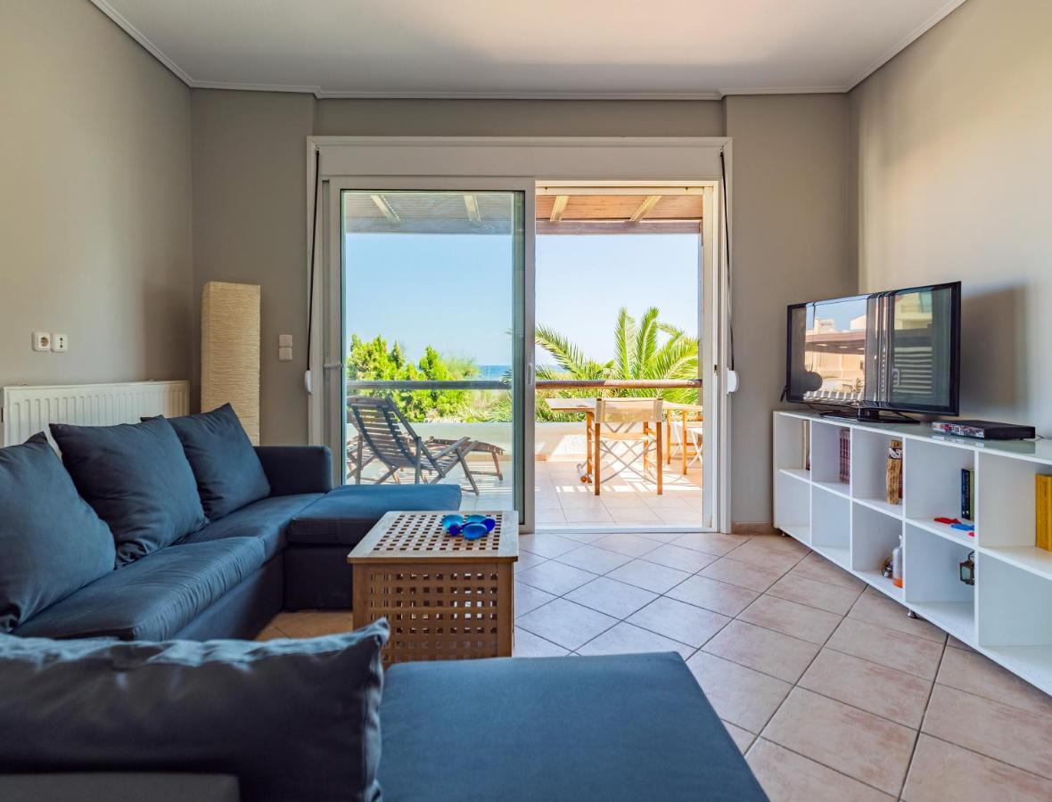 Windsurfing Seaside Apartment Artemida Exterior foto